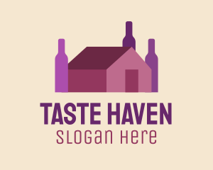 Grape Wine House  logo design