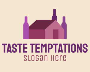 Grape Wine House  logo design