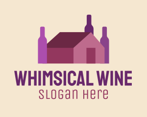 Grape Wine House  logo design