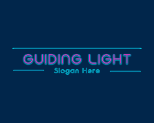 Neon Business Signage logo design