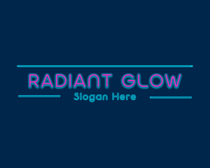 Neon Business Signage logo design