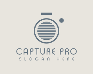 Abstract Camera Lens logo design