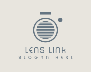 Abstract Camera Lens logo design