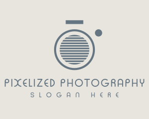 Abstract Camera Lens logo design