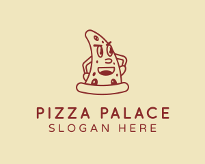 Angry Retro Pizza logo design