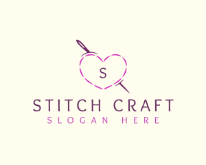 Needle Heart Stitch logo