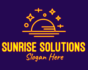 Sunset Neon Lights  logo