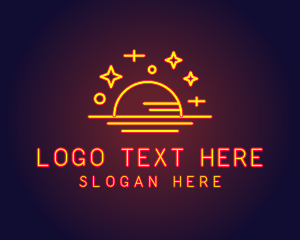 Sunset Neon Lights  logo