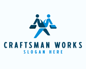 Corporate Work Employee  logo design