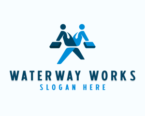 Corporate Work Employee  logo design