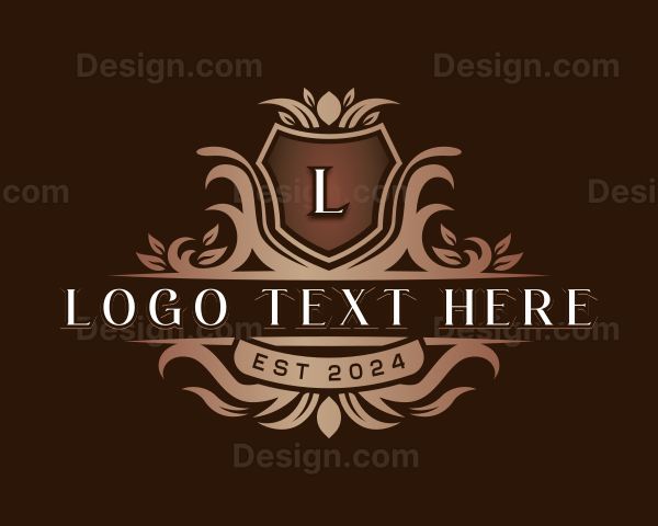 Luxury Shield Crest Logo