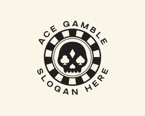 Casino Skull Gaming logo design