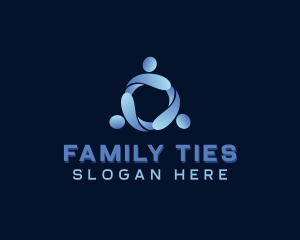 Human Community Family logo design