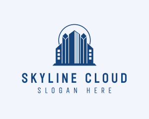 Skyline Building Real Estate logo design