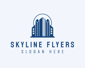 Skyline Building Real Estate logo design