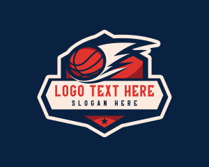 Tournament - Basketball Tournament Badge logo design