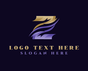 Luxury Business Letter Z logo