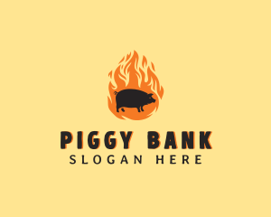 Flame Pig Barbecue logo