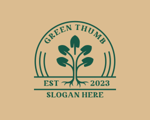 Shovel Tree Planting Garden logo