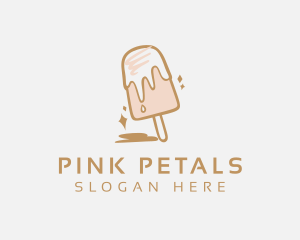 Dairy Sweets Popsicle logo design