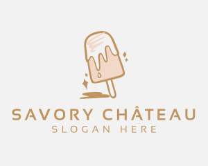 Dairy Sweets Popsicle logo design