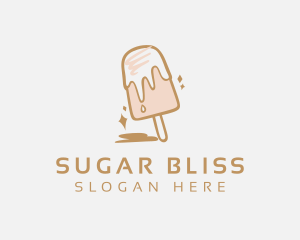 Dairy Sweets Popsicle logo design