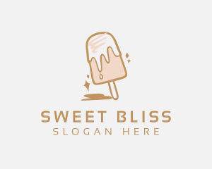 Dairy Sweets Popsicle logo design