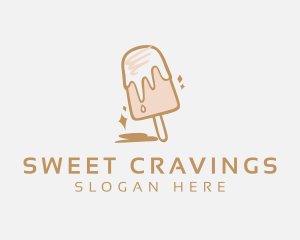 Dairy Sweets Popsicle logo design