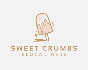 Dairy Sweets Popsicle logo design