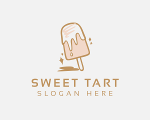 Dairy Sweets Popsicle logo design