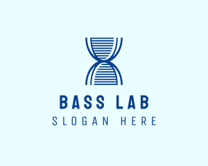 Blue Medical DNA logo design