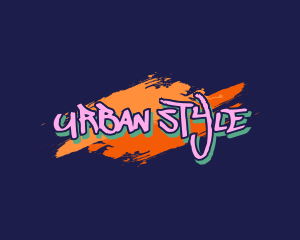 Urban Street Graffiti Wordmark logo design