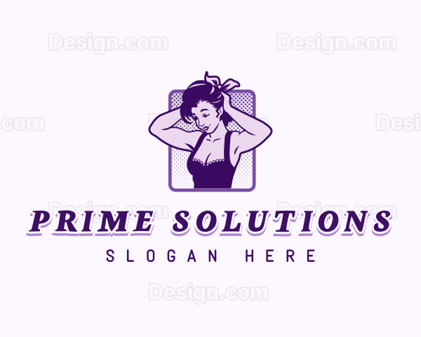 Pretty Woman Ribbon Logo