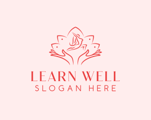 Wellness Spa Hands logo design