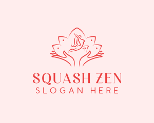 Wellness Spa Hands logo design