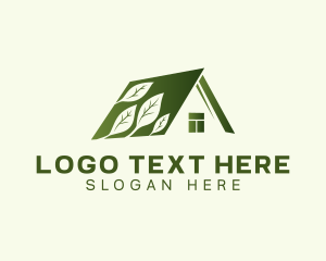 Eco House Leaves logo