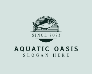 Freshwater Aquatic Fish logo design