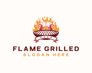 Beer Grill Restaurant logo design