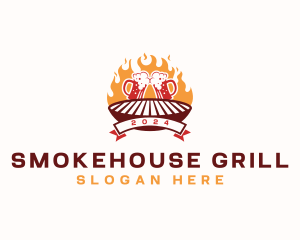 Beer Grill Restaurant logo design