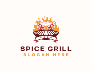 Beer Grill Restaurant logo design