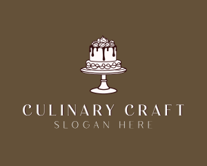 Wedding Cake Culinary logo design