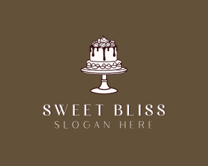 Wedding Cake Culinary logo design