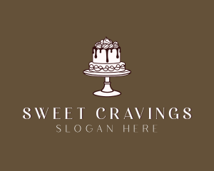 Wedding Cake Culinary logo design