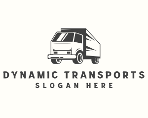 Transport Truck Logistics logo design