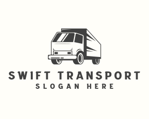 Transport Truck Logistics logo design