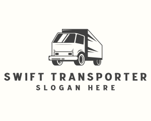 Transport Truck Logistics logo design