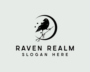Raven Crow Bird logo
