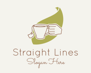 Matcha Leaf Line logo design