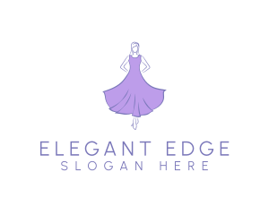 Feminine Purple Dress logo