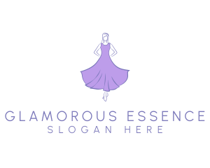 Feminine Purple Dress logo